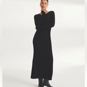 ❤️ NAADAM Cashmere Wide Rib Dress